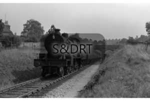53806 on Up through service, Devonshire Tunnel, 1961; G A Richardson
