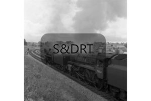 Chilcompton Tunnel; 75073 & 73054 on Down passenger service, 1961-2; G A Richardson