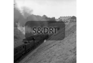 Devonshire Tunnel; 75027 & 34043 'Combe Martin' on Down passenger service, approaching tunnel, July '62 (2); G A Richardson