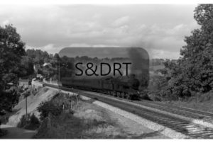 Midford; 3216 on Down local passenger service, 16-09-61; G A Richardson