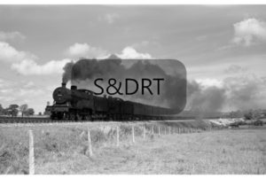 Chilcompton; 40634 & 44422 on 1O92 Cleethorpes-Exmouth service, 1961; G A Richardson