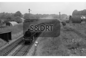 Masbury summit; 75073 & 73049 on 2B92 9.03 am Bristol-Bournemouth service; G A Richardson