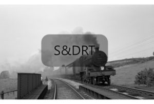 Cole; 53807 on Down passenger service at Great Western line bridge, 08-60; G A Richardson