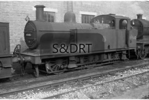 Templecombe; close-up view of 47542 in Lower Yard; G A Richardson