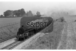 Moorewood; 73024 & 73051 on 9.08 am 1O90 Birmingham-Bournemouth service, summer 1962; G A Richardson