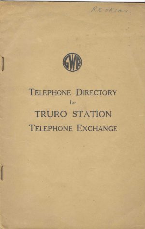 Truro Station Telephone Directory
