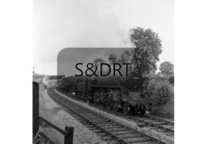 Masbury summit; 75009 & 92233 on Up through service, summer 1962; G A Richardson