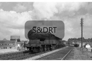 Blandford; 44560 departing with a Down goods service; G A Richardson