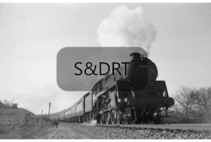 Corfe Mullen; 73050 on Down through service, 1961; G A Richardson