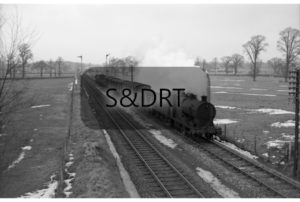 Horsington; 43853 on Down goods service, 1963; G A Richardson