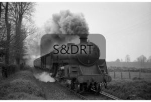 Templecombe; 73049 on short Down passenger service; G A Richardson