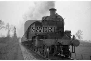 Templecombe; 41248 on three-car passenger service; G A Richardson