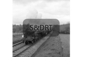 Winsor Hill; 75023 & 73051 on Up 'Pines Express', winter 1961-2 (1); G A Richardson