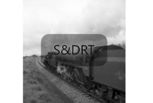 Winsor Hill; 75023 & 73051 on Up 'Pines Express', winter 1961-2 (2); G A Richardson