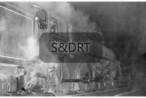 Shillingstone; 73052 leaving station on Down passenger service, flash-lit (photo 3 of sequence); G A Richardson