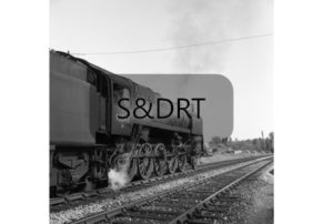 Blandford; 92245 on Down 'Pines Express', 1962 (4) - leaving station; G A Richardson