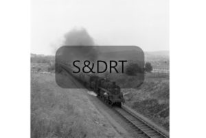 Devonshire Tunnel; 75027 & 34043 'Combe Martin' on Down passenger service, approaching tunnel, July '62 (1); G A Richardson