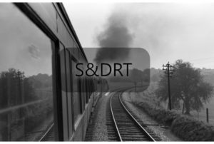 Chilcompton 'Redan Curve'; 75027 & 34043 'Combe Martin' on Down service - view from train (2); G A Richardson