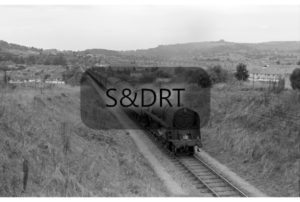 Devonshire Bank; 92006 climbing bank with 1O94 7.45 am (SO) Bradford-Bournemouth, 1961; G A Richardson