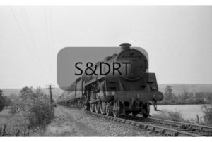 Shillingstone; 73050 north of station with Up passenger service, 1959; G A Richardson