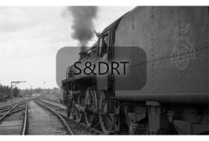 Shillingstone; 75072 leaving with Up service, 1959; G A Richardson