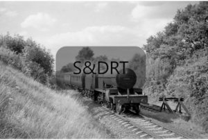 Shillingstone; 53809 with Down Saturdays-only service, 1959; G A Richardson