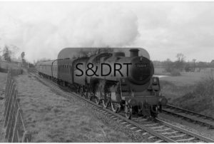 Shillingstone; 73049 on Up passenger/milk & 76019 on Down service, 1959 (3); G A Richardson