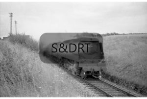 Hammoon; 34040 'Crewkerne' on Up passenger service; G A Richardson