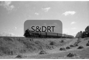 Shillingstone; 73049 south of station with Up passenger service; G A Richardson