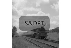 Shillingstone; 73049 arriving with 10-car Up passenger service, 1957; G A Richardson