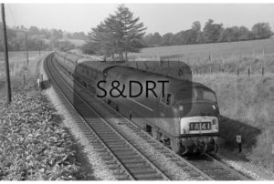 Cole (GW line); Warship 'Zest' on 12-car Down passenger service; G A Richardson