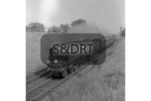 Burcombe; Battle of Britain No. 34069 'Hawkinge' on passenger service; G A Richardson