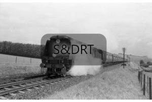 Barford St. Martin; Battle of Britain Class No. 34068 'Kenley' on 12-car Exeter/Plymouth service, 1963; G A Richardson