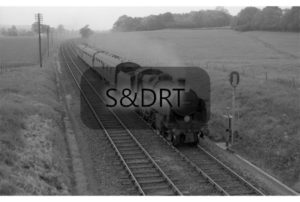 Tisbury; Maunsell U Class No. 31632 on short Up passenger service, 1963; G A Richardson
