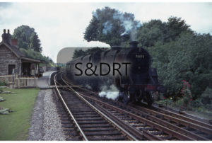 Midsomer Norton South; 75072 with 12.03 pm Templecombe – Bath Green Park service, 18-08-62