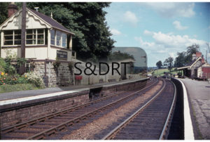 Midsomer Norton South; general view of station, 18-08-62