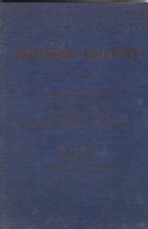 Southern Railway Instructions applicable to Electrified Lines