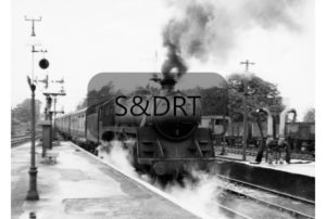 73051 with Down 'Pines Express' at Bournemouth West Station, 08-55 (1)