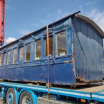 Cannington coach on transport at Cannington